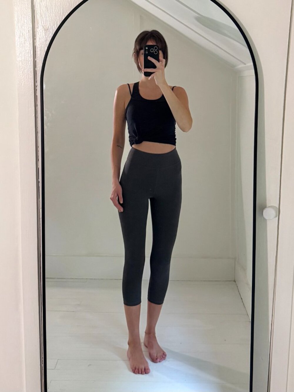 Lovewave Luka Cropped Active Pant Leggings Grey Size XS Retail $98
